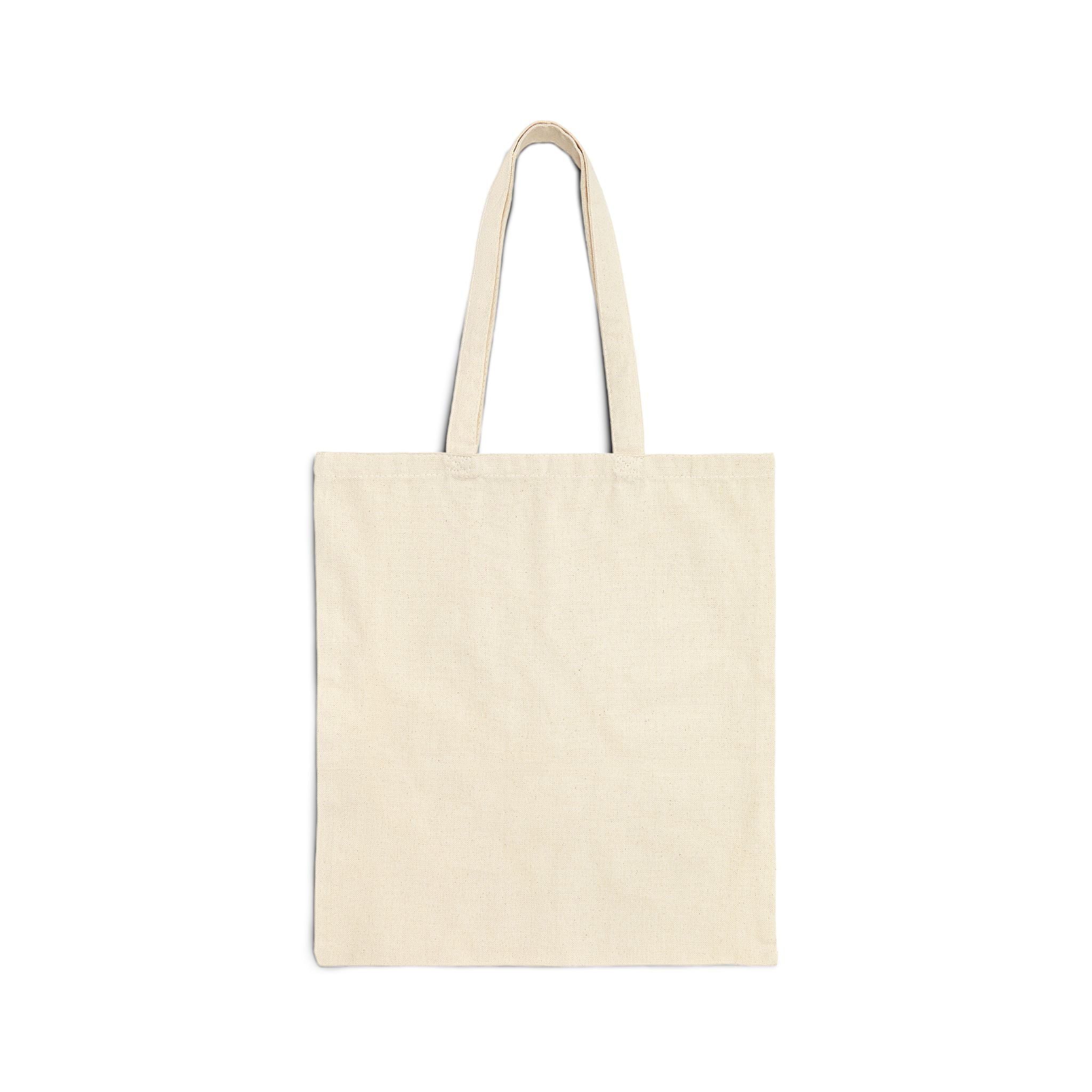 World Domination Club Canvas Tote Bag — Minimalist Pink Logo Eco Shopper